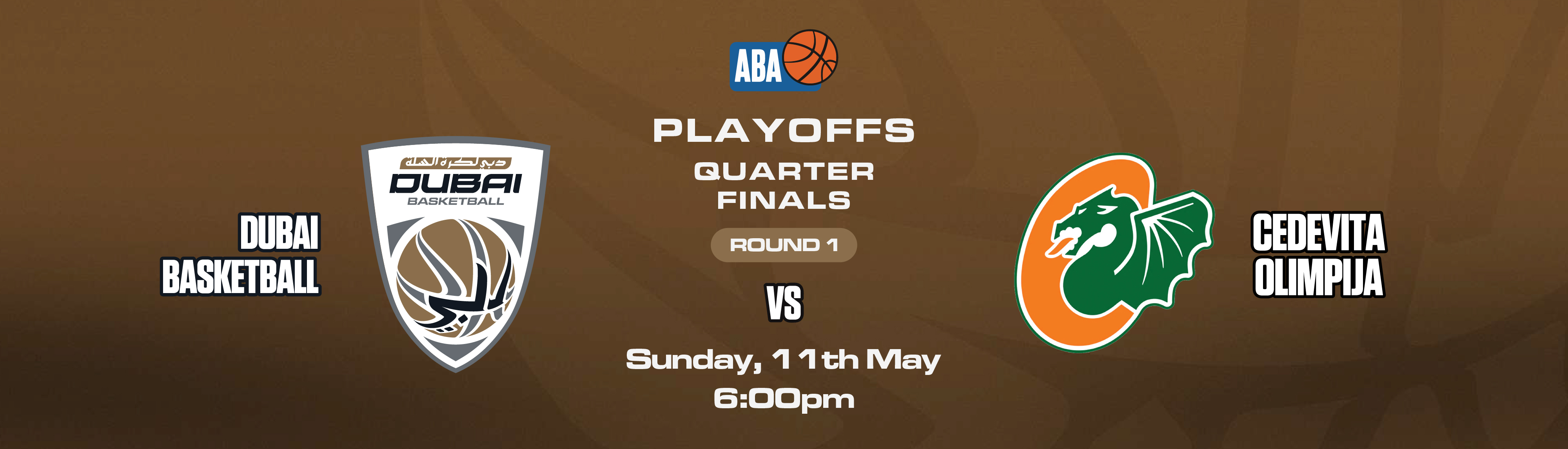 DUBAI BASKETBALL VS CEDEVITA OLIMPIJA - PLAYOFFS