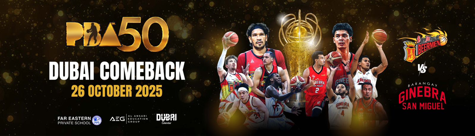 PBA 50 - DUBAI COMEBACK