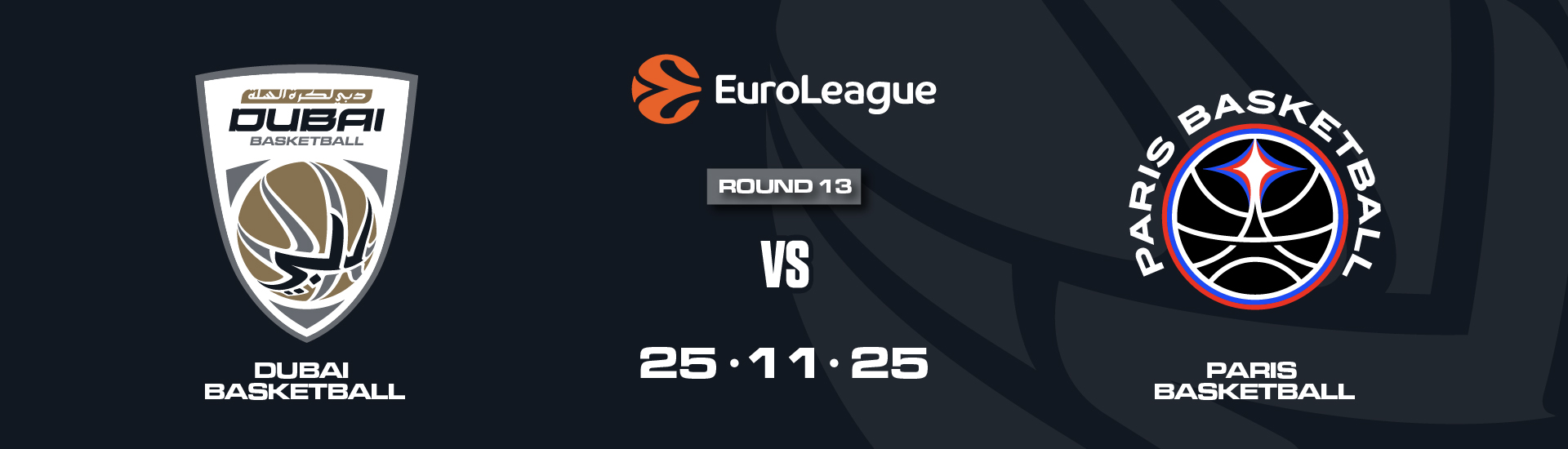 DUBAI BASKETBALL VS PARIS BASKETBALL