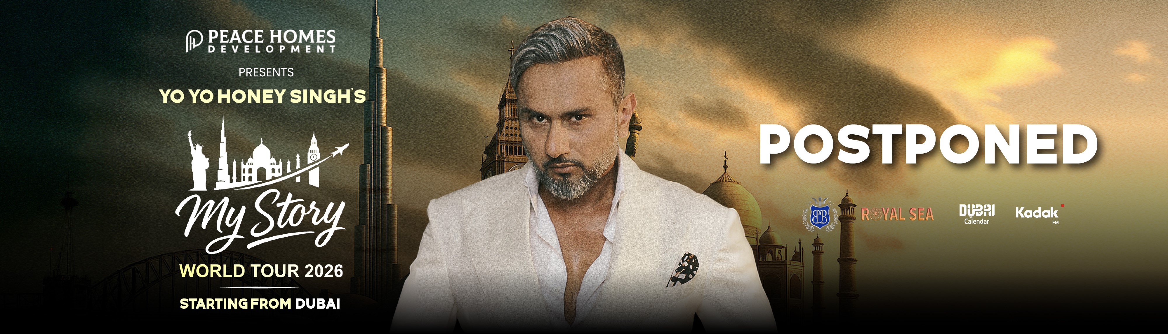 YO YO HONEY SINGH - MY STORY WORLD TOUR - POSTPONED