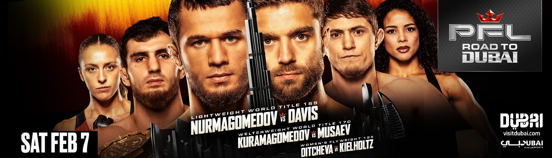 PFL ROAD TO DUBAI - NURMAGOMEDOV VS DAVIS