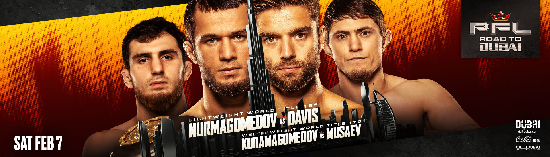 PFL ROAD TO DUBAI - NURMAGOMEDOV VS DAVIS