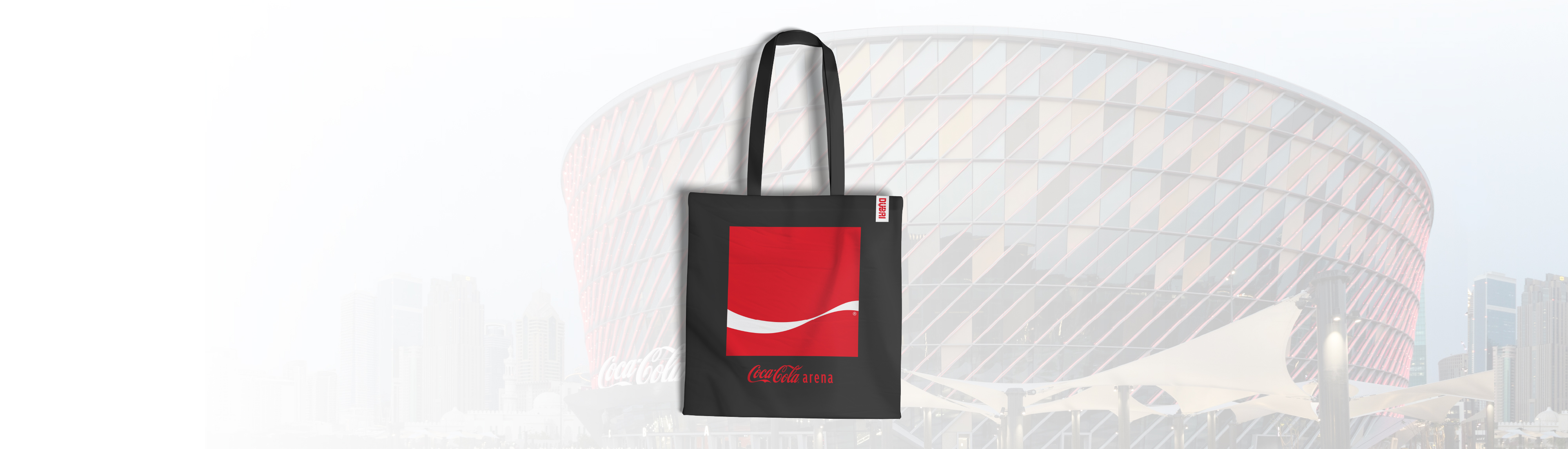 BLACK COCA-COLA TOTE BAG