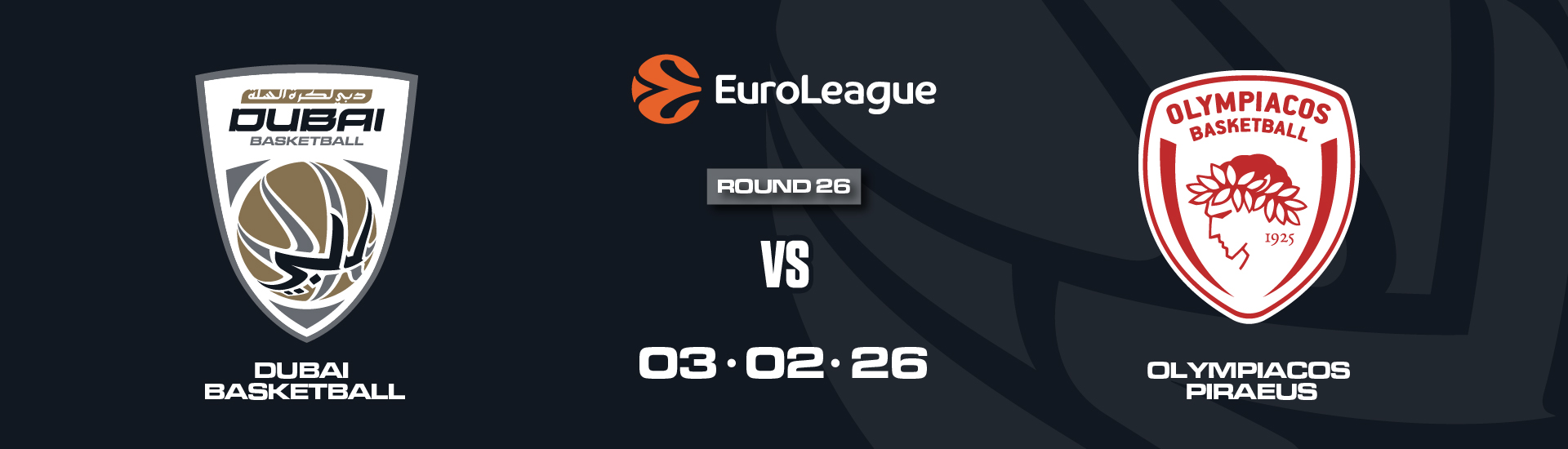 DUBAI BASKETBALL VS OLYMPIACOS PIRAEUS