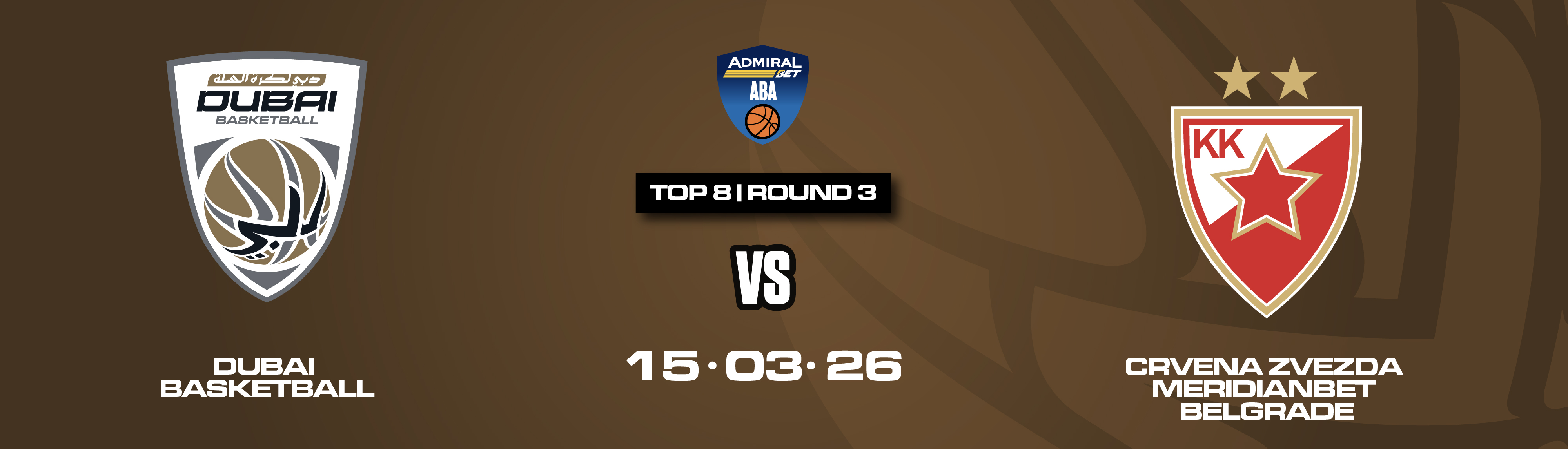 DUBAI BASKETBALL VS CRVENA ZVEZDA MERIDIANBET