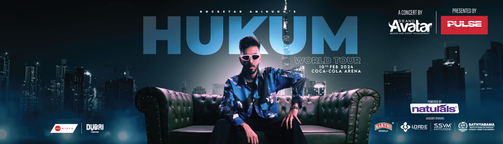 ANIRUDH - HUKUM WORLD TOUR