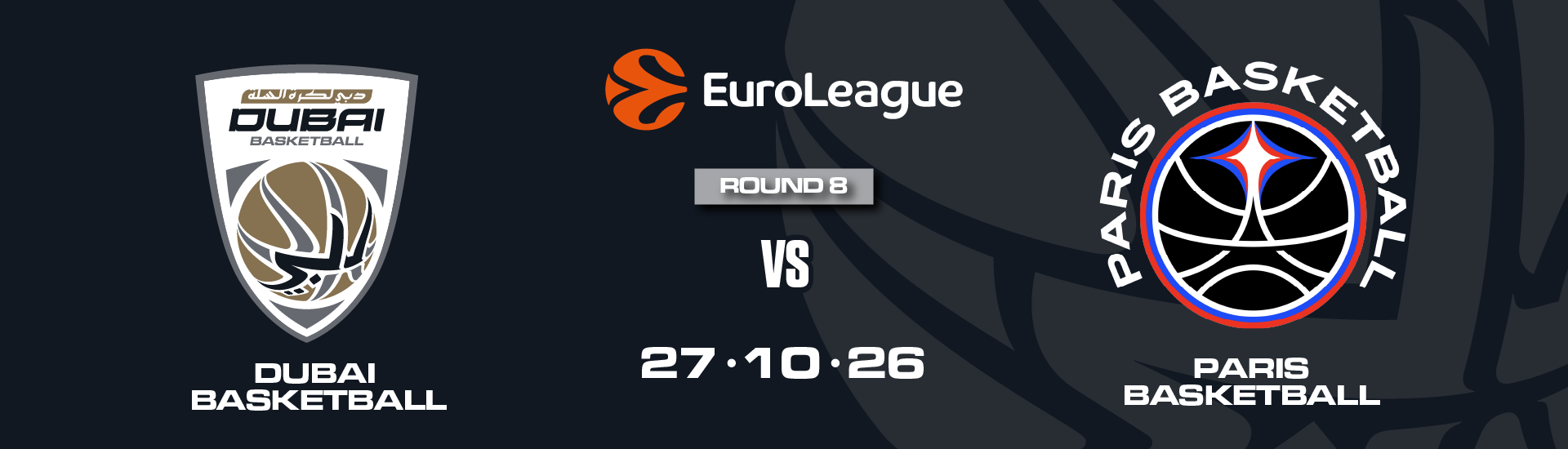 DUBAI BASKETBALL VS PARIS BASKETBALL