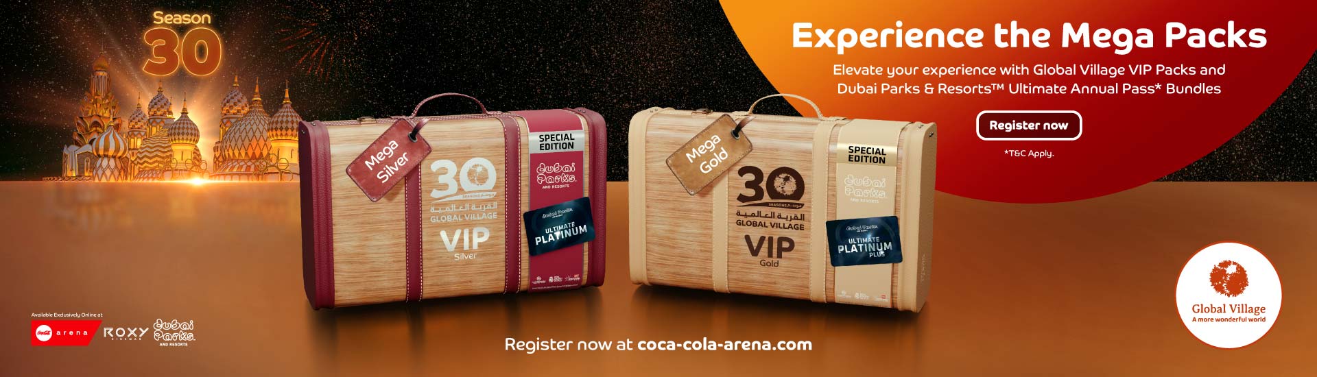 GLOBAL VILLAGE SEASON 30 VIP PACKS