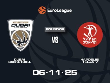 DUBAI BASKETBALL VS HAPOEL IBI TEL AVIV