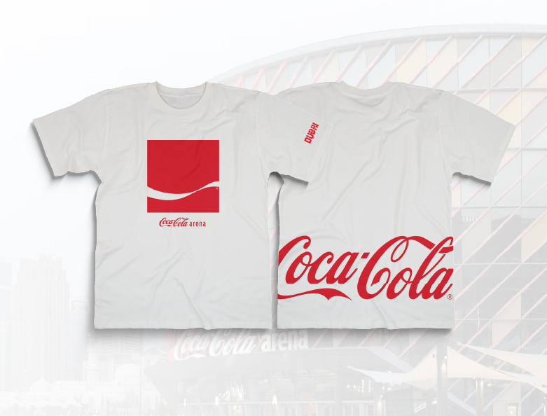 WHITE COCA-COLA TEE