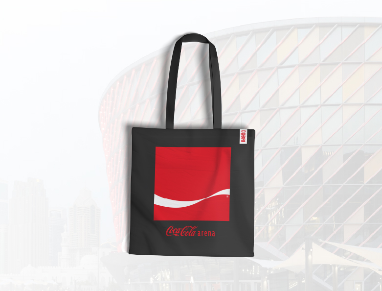 BLACK COCA-COLA TOTE BAG