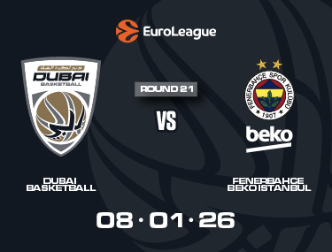DUBAI BASKETBALL VS FENERBAHCE BEKO ISTANBUL