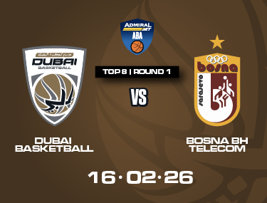 DUBAI BASKETBALL VS BOSNA BH TELECOM