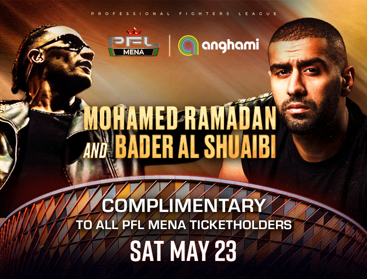 PFL MENA CONCERT MOHAMED RAMADAN & BADER AL SHUAIBI