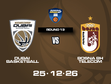 DUBAI BASKETBALL VS BOSNA BH TELECOM