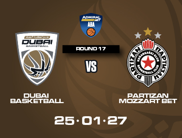 DUBAI BASKETBALL VS PARTIZAN MOZZART BET