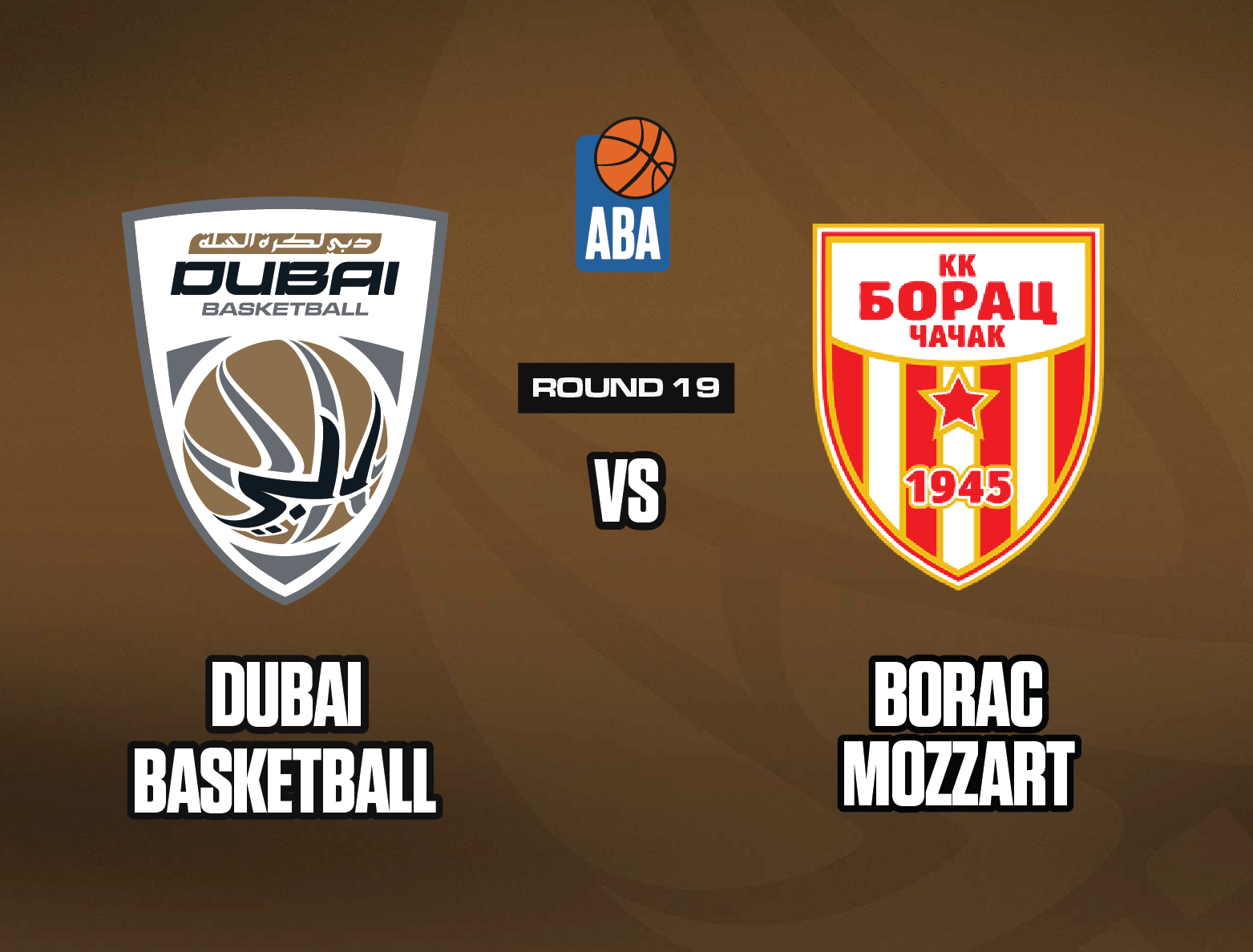 DUBAI BASKETBALL VS BORAC MOZZART